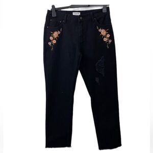 Blu-Pepper Black Capri Length Jeans(Size M)